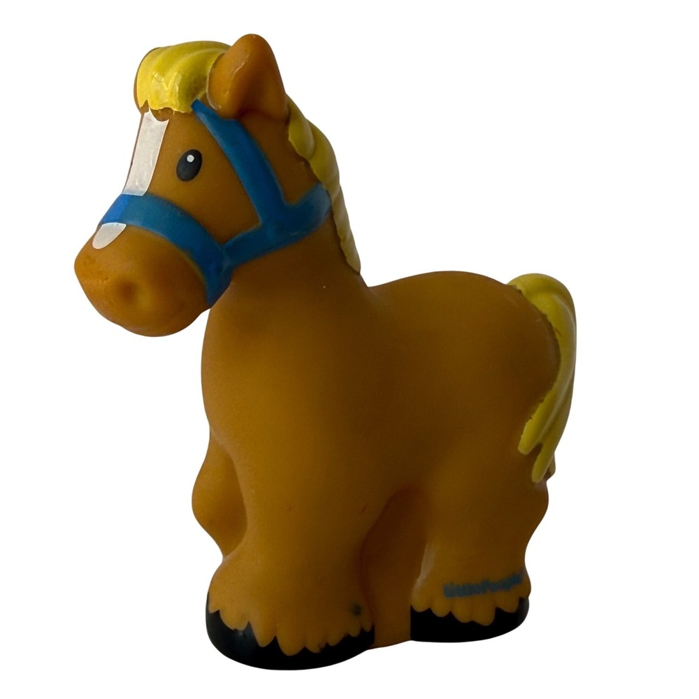 Fisher Price Little People Brown Horse Pony Farm Animal Figure DRC31 2015 Mattel